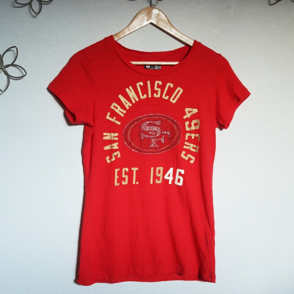 San Francisco Niners (49ers) Bling T-shirt
